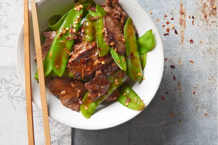 Asian Beef with Snow Peas